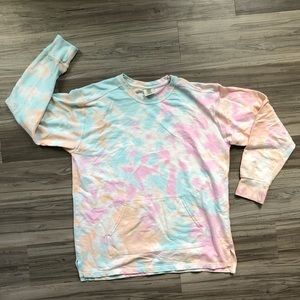 Comfort colors tie dye pullover
